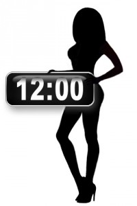 Sexy Girl Clock 200x300 Making time for sex...