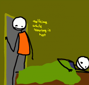Sometimes talking is not the answer... talkingis 300x286 Sometimes talking is not the answer...